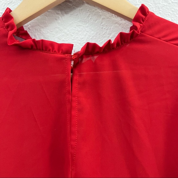 Eloquii red blouse size 14 - Picture 4 of 11